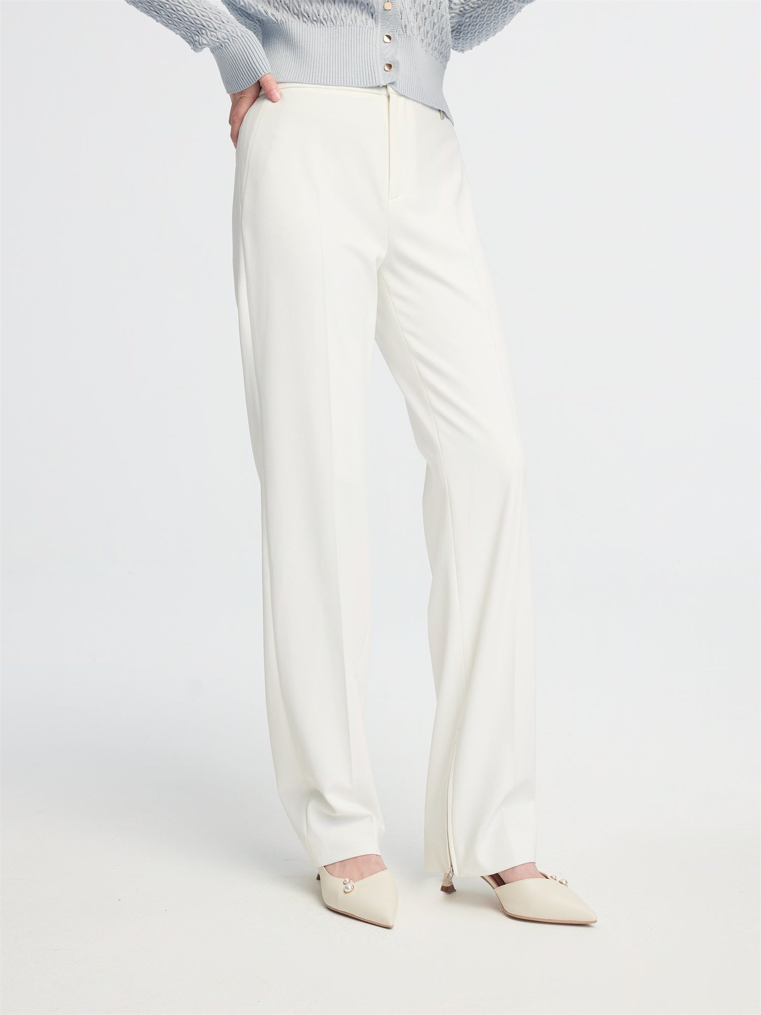 EP YAYING Straight Leg Pants