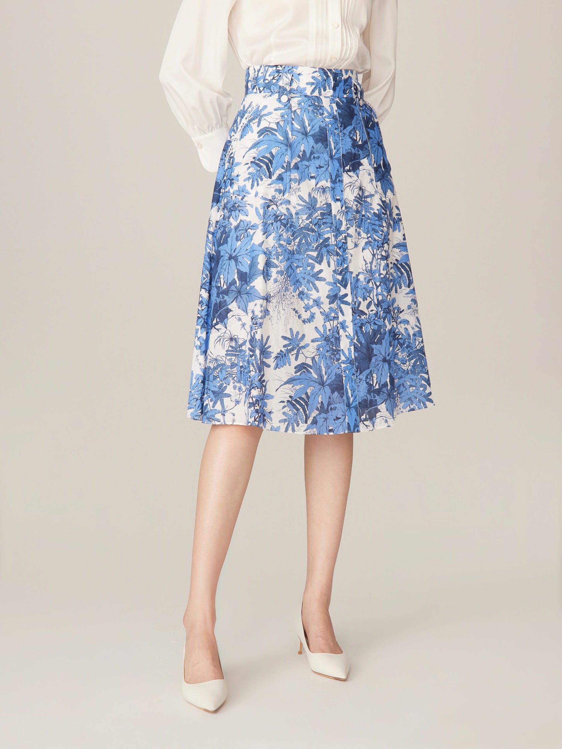 YAYING Blue Printed Dress