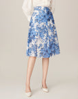 YAYING Blue Printed Dress