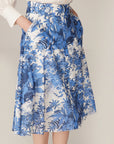 YAYING Blue Printed Dress