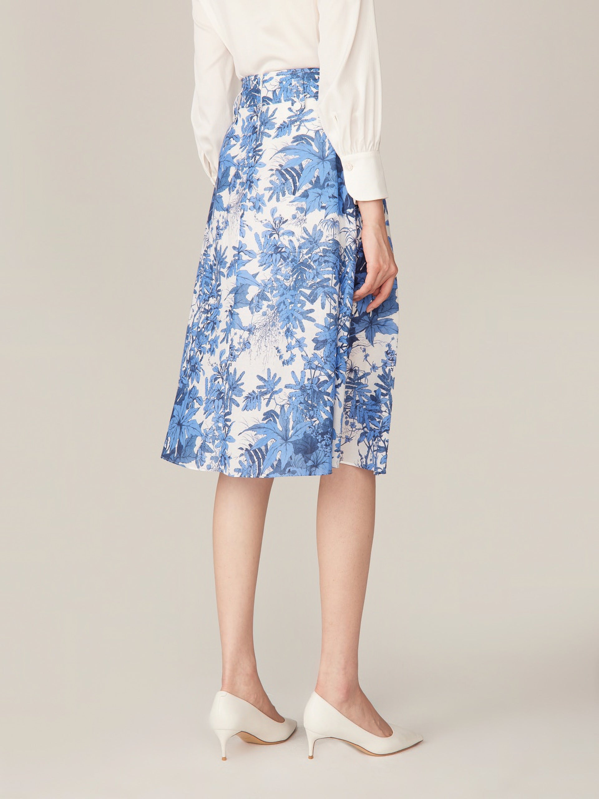 YAYING Blue Printed Dress