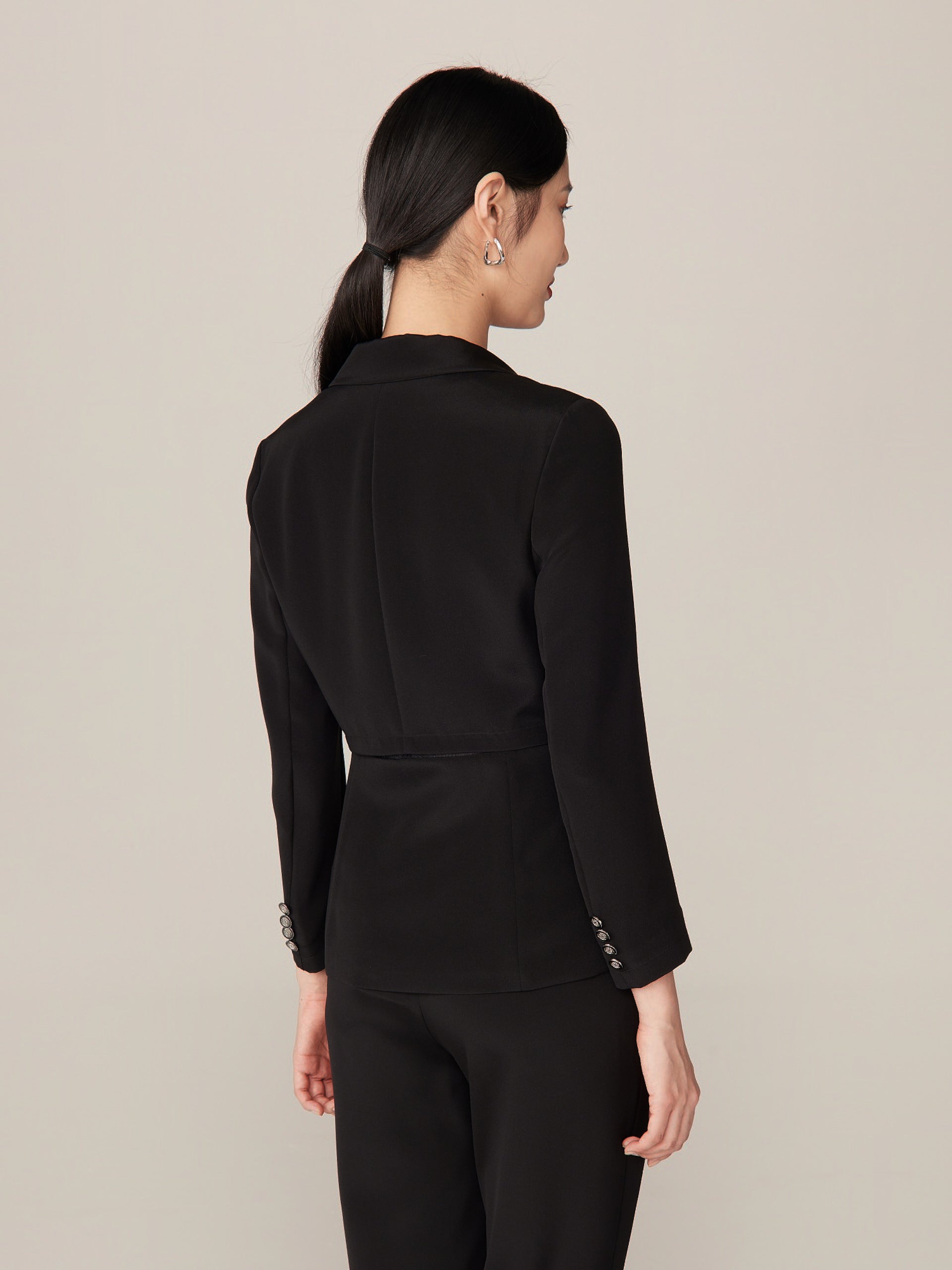 EP YAYING Black Blazer