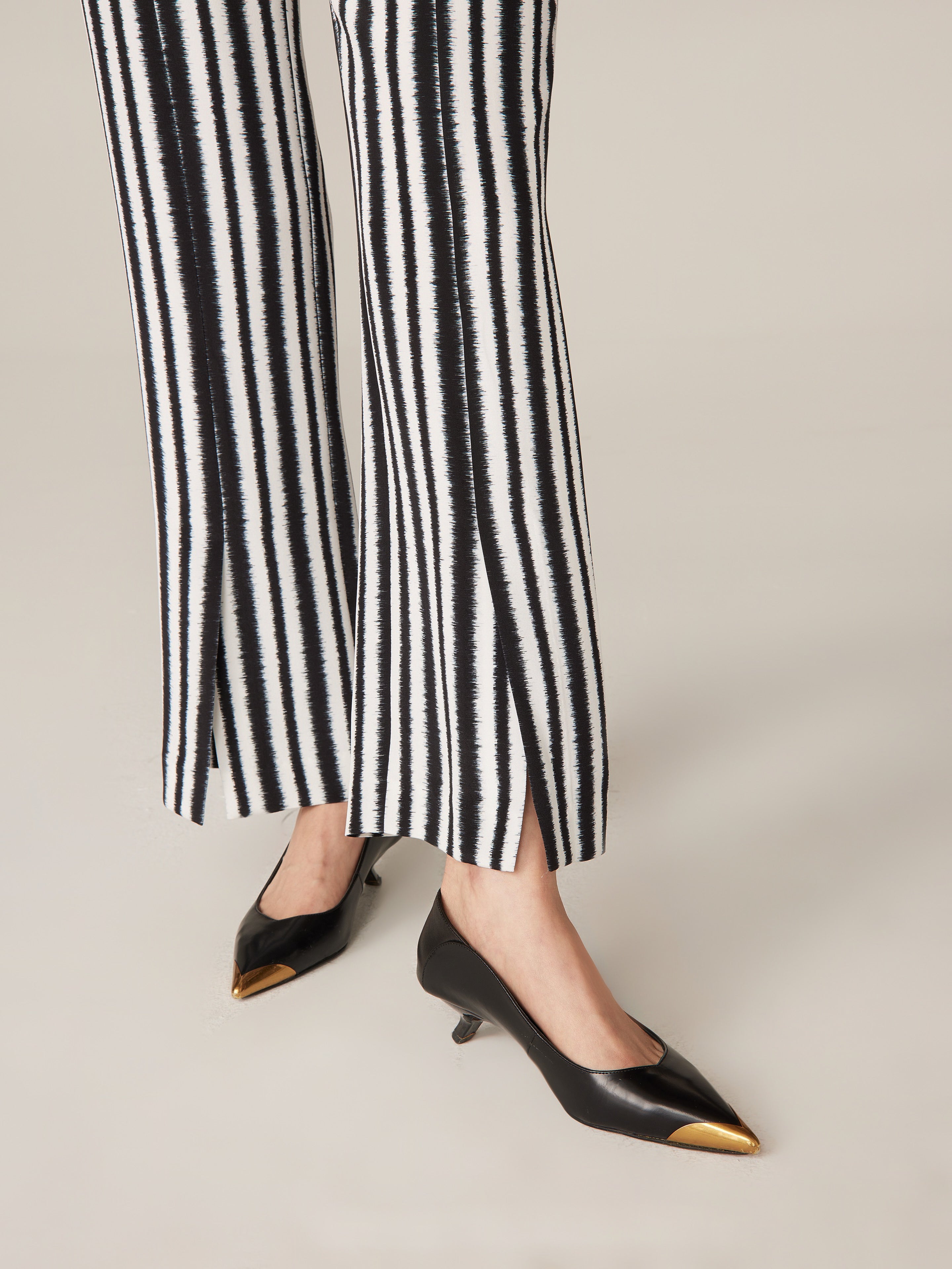 YAYING Striped Wide Leg Pants