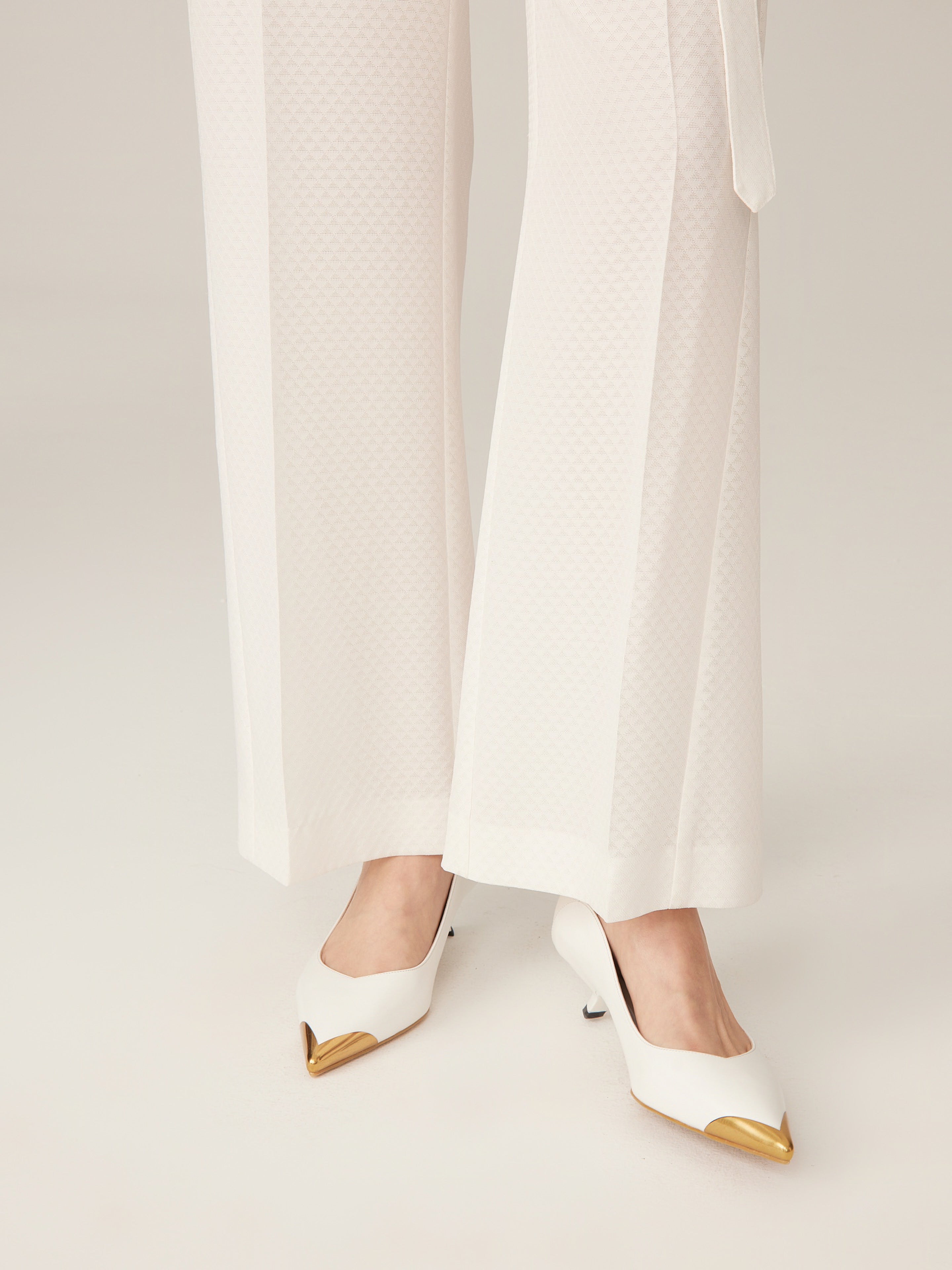 YAYING White Wide Leg Pants