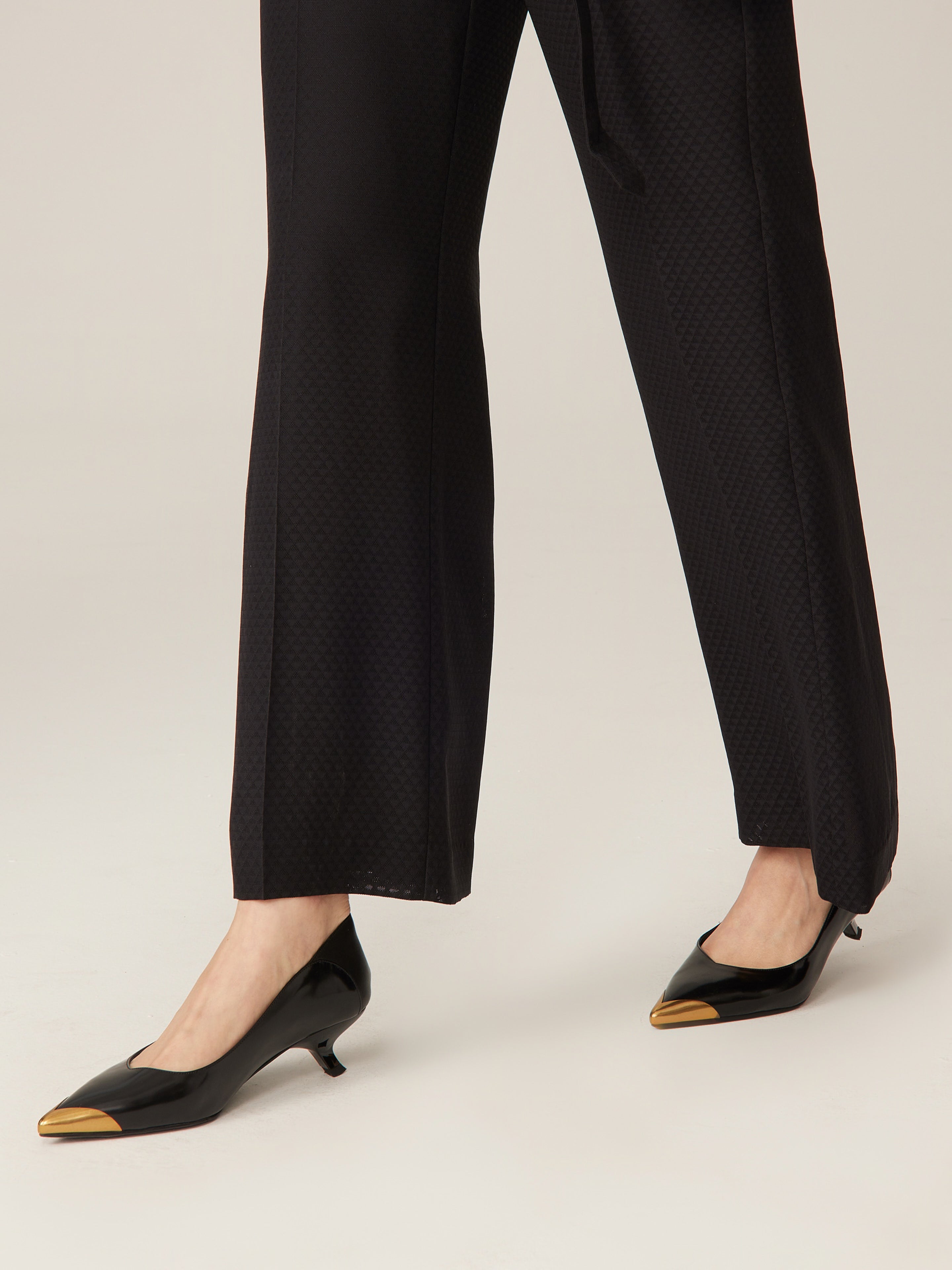 YAYING Black Straight Leg Pants