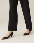 YAYING Black Straight Leg Pants