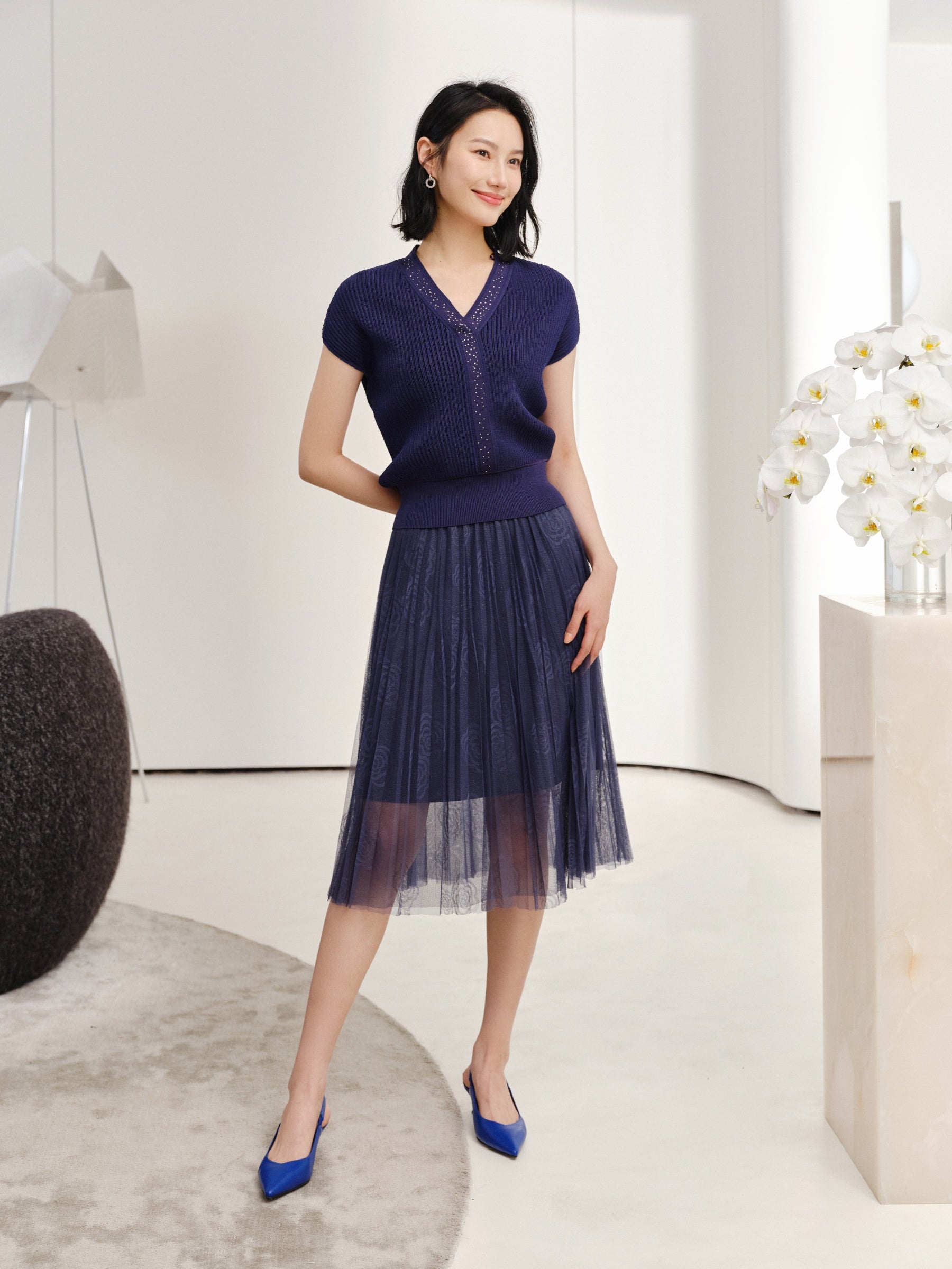 YAYING Mesh Skirt