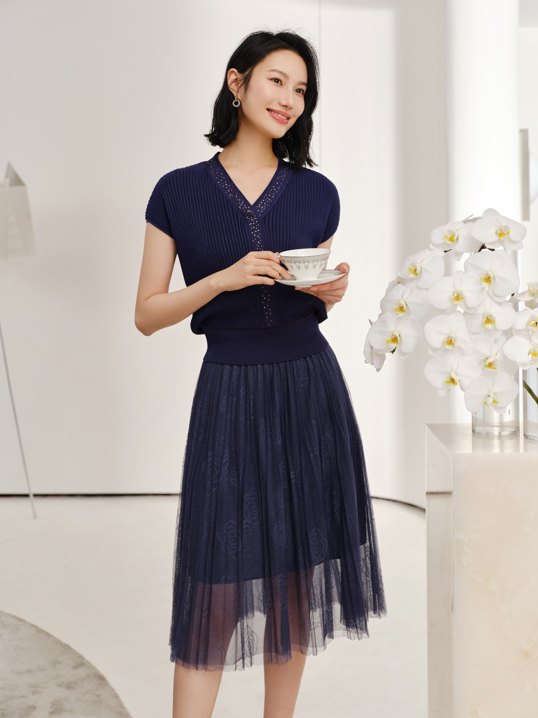 YAYING Mesh Skirt