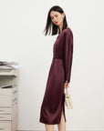 EP YAYING v neck high waist dress EGIAT4632AL