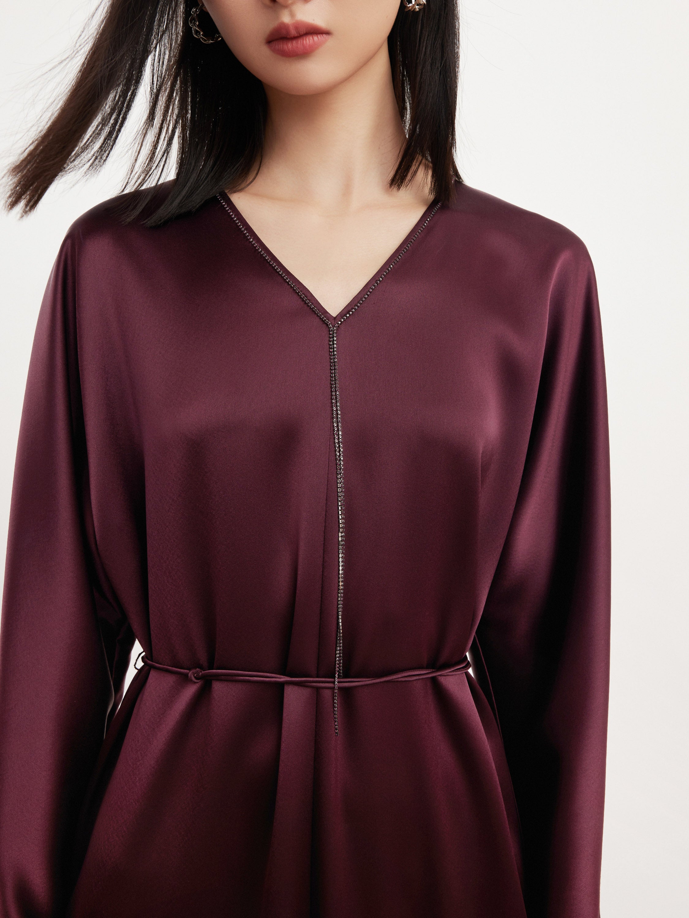 EP YAYING v neck high waist dress EGIAT4632AL