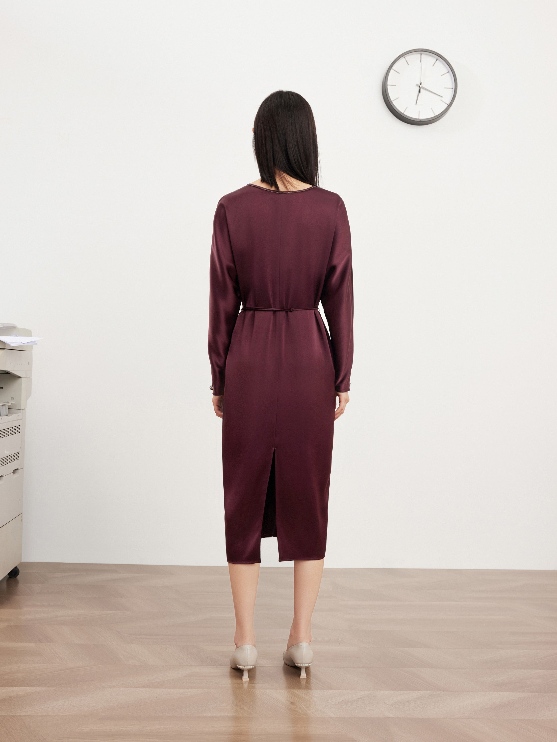 EP YAYING v neck high waist dress EGIAT4632AL