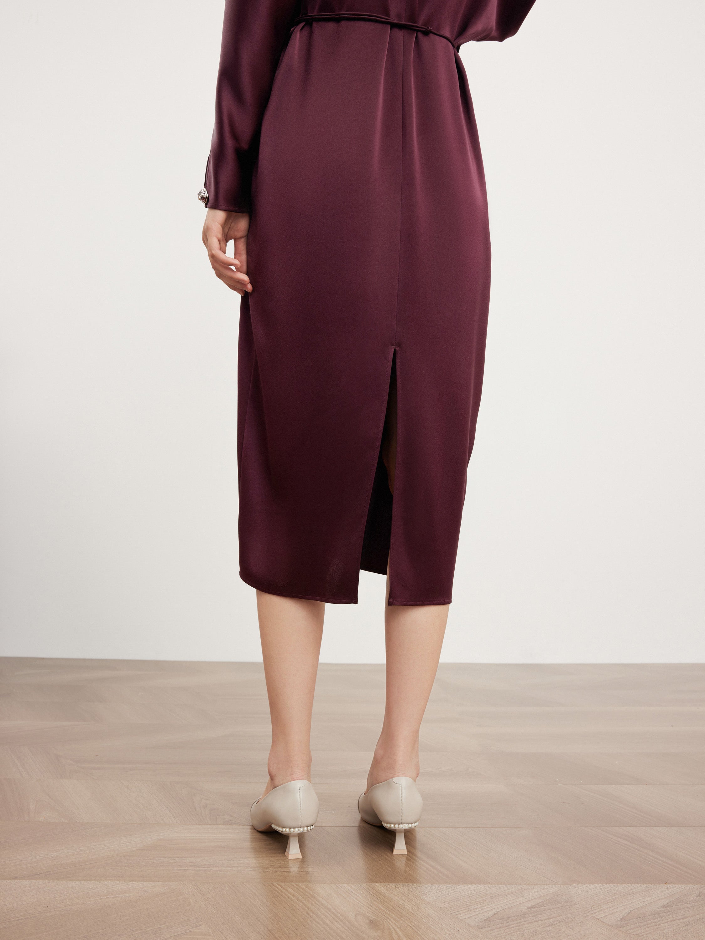 EP YAYING v neck high waist dress EGIAT4632AL