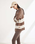 EP YAYING Yak Wool Knit Sweatshirt