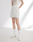 EP YAYING White Mini Skirt
