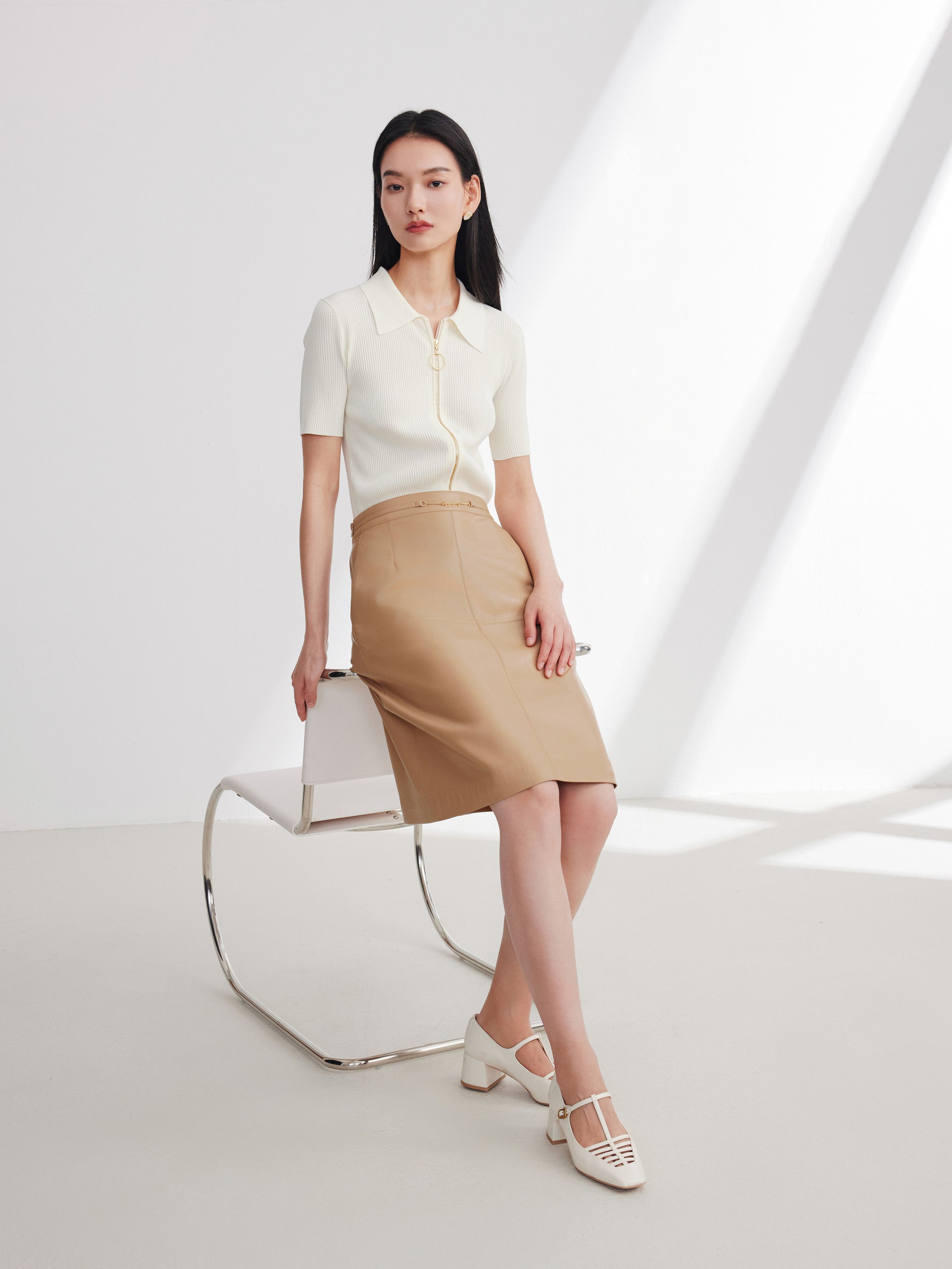 EP YAYING Patent Skirt