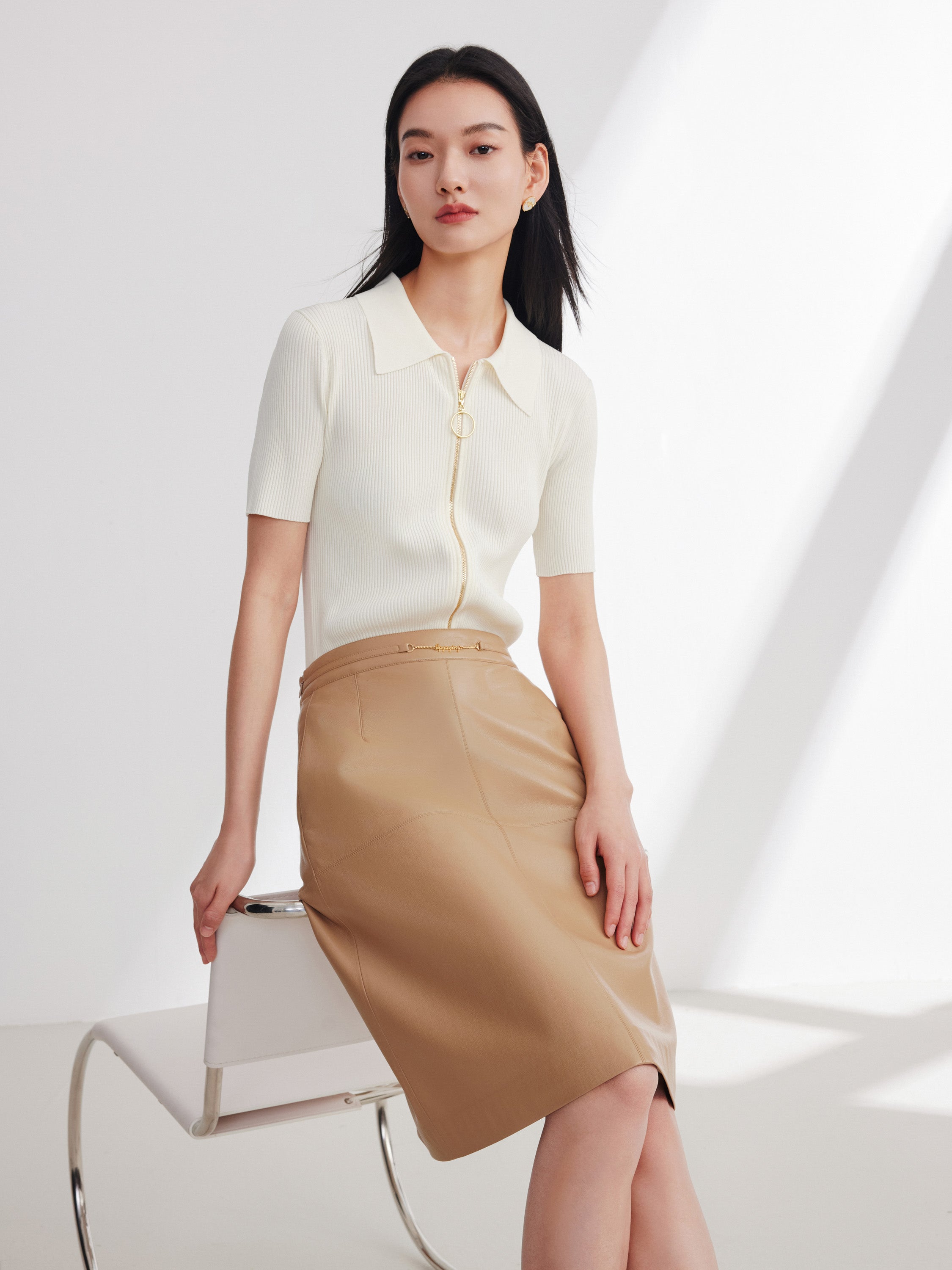 EP YAYING Patent Skirt