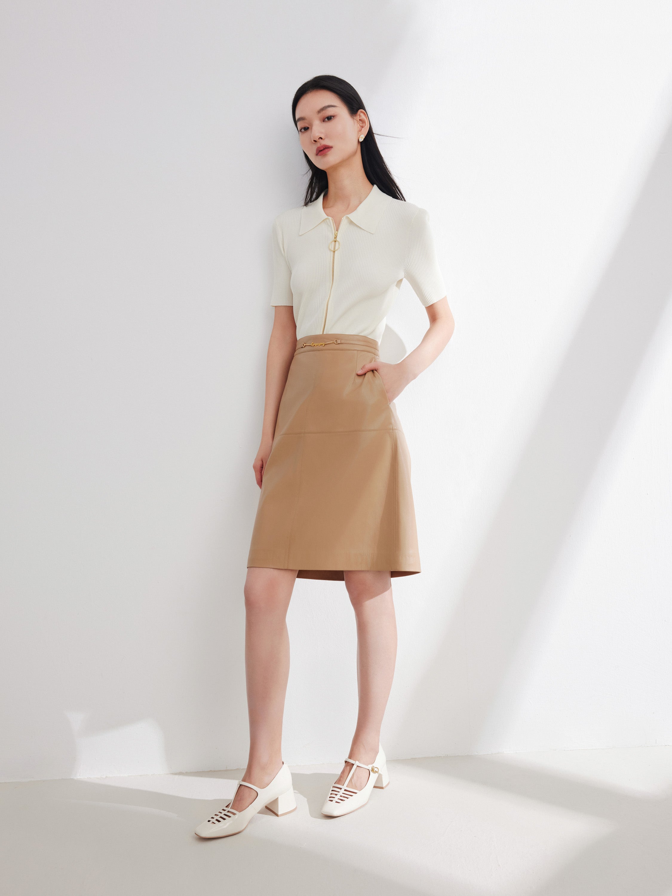 EP YAYING Patent Skirt