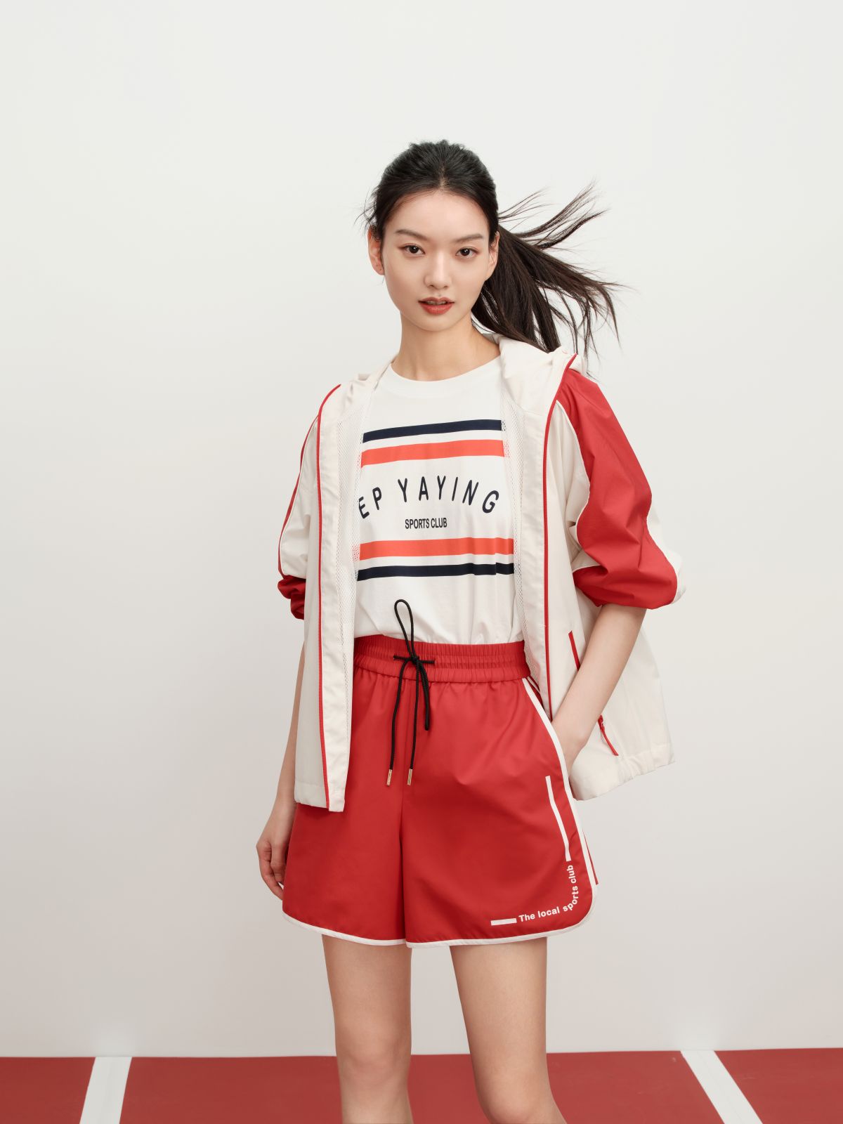 EP YAYING Color Block Sports Jacket