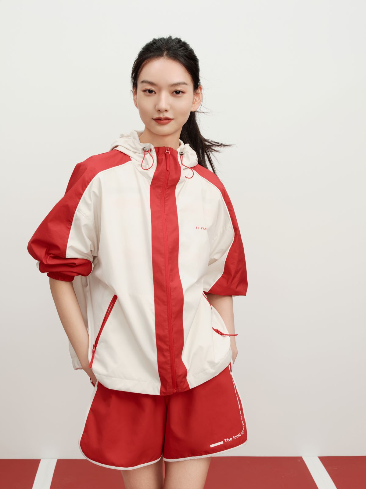 EP YAYING Color Block Sports Jacket