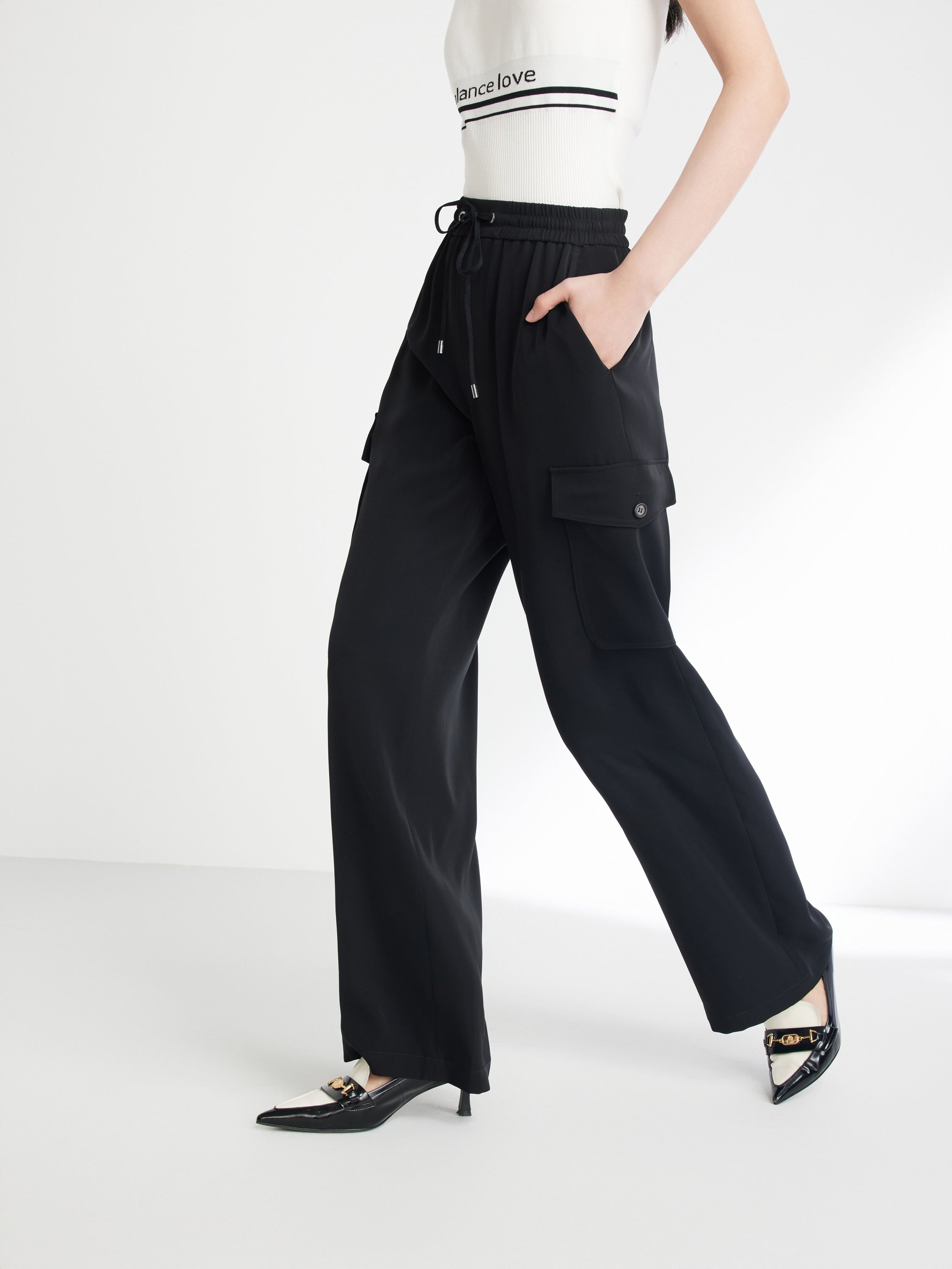 EP YAYING BLACK PANTS