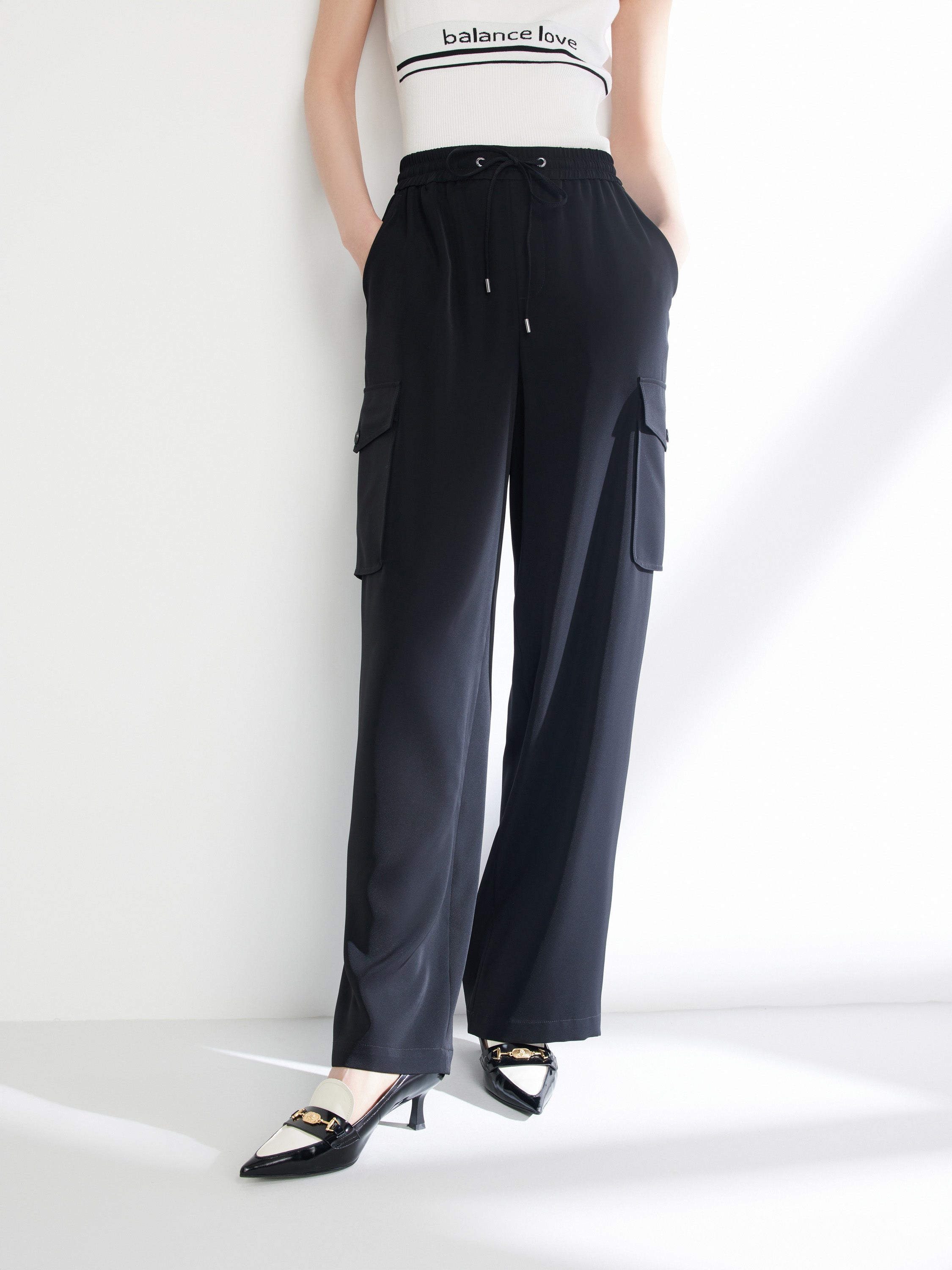EP YAYING BLACK PANTS