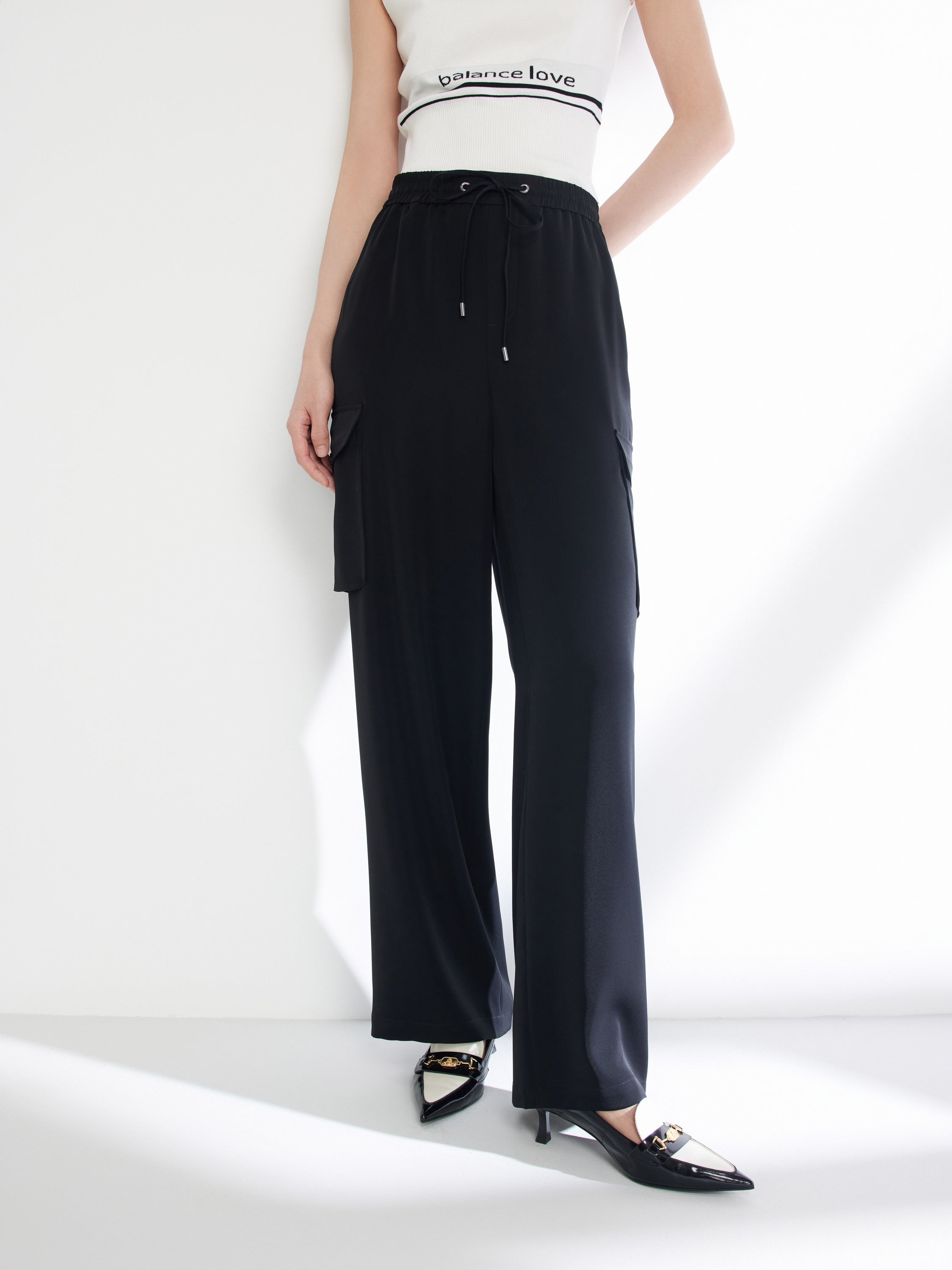 EP YAYING BLACK PANTS