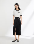 EP YAYIING triacetic acid Midi Skirt