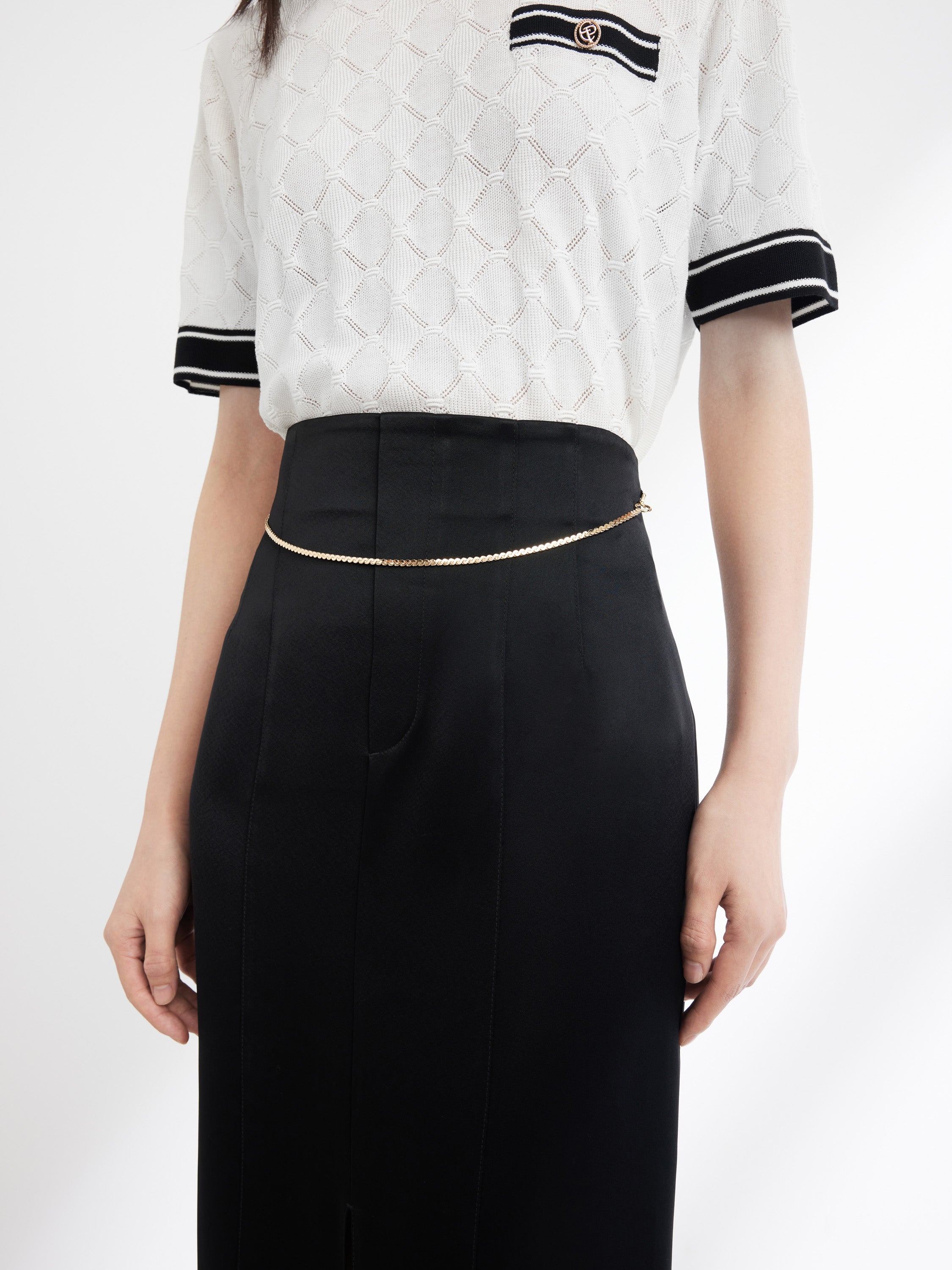 EP YAYIING triacetic acid Midi Skirt