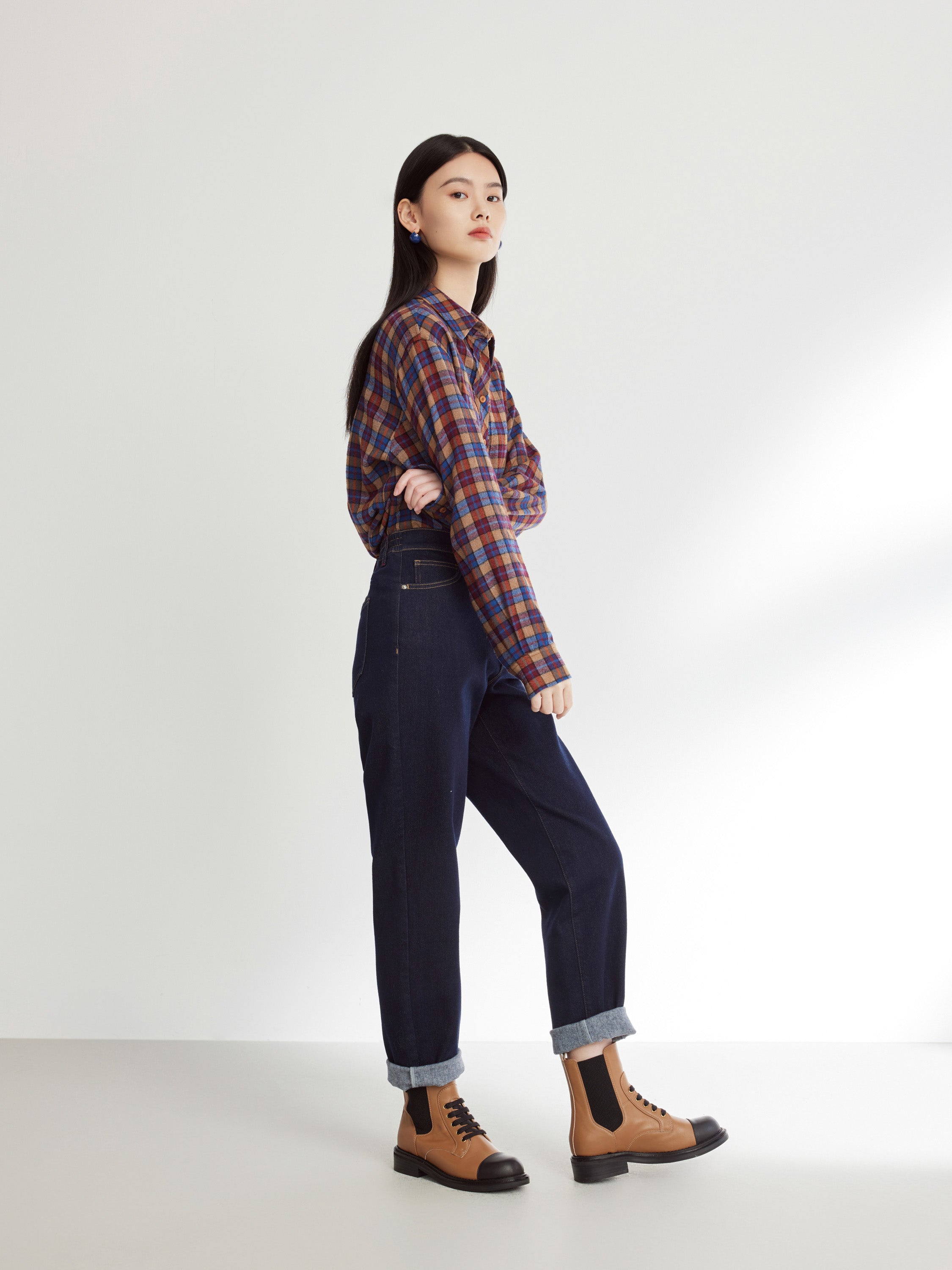 EP YAYING DENIM PANTS