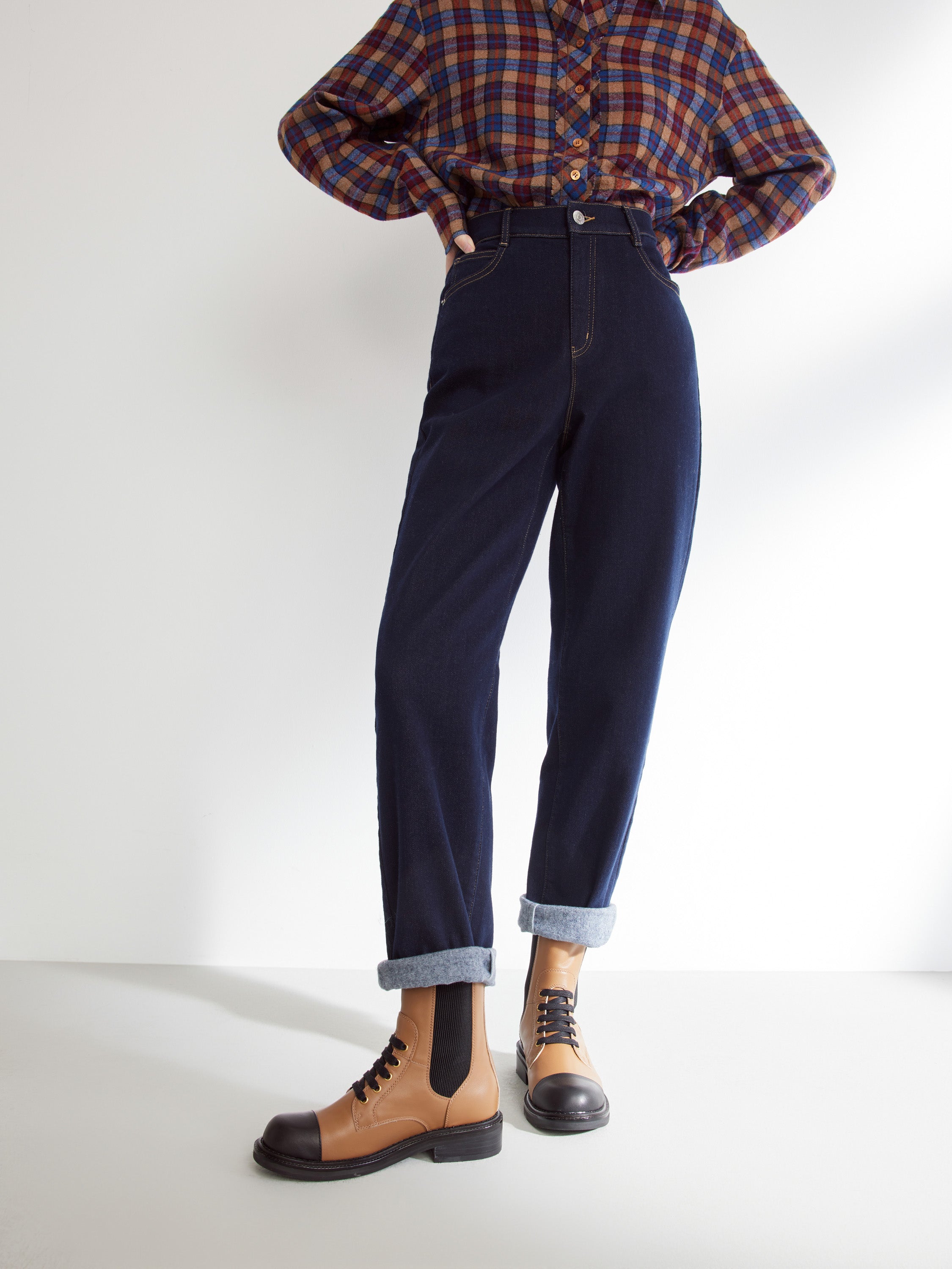 EP YAYING DENIM PANTS