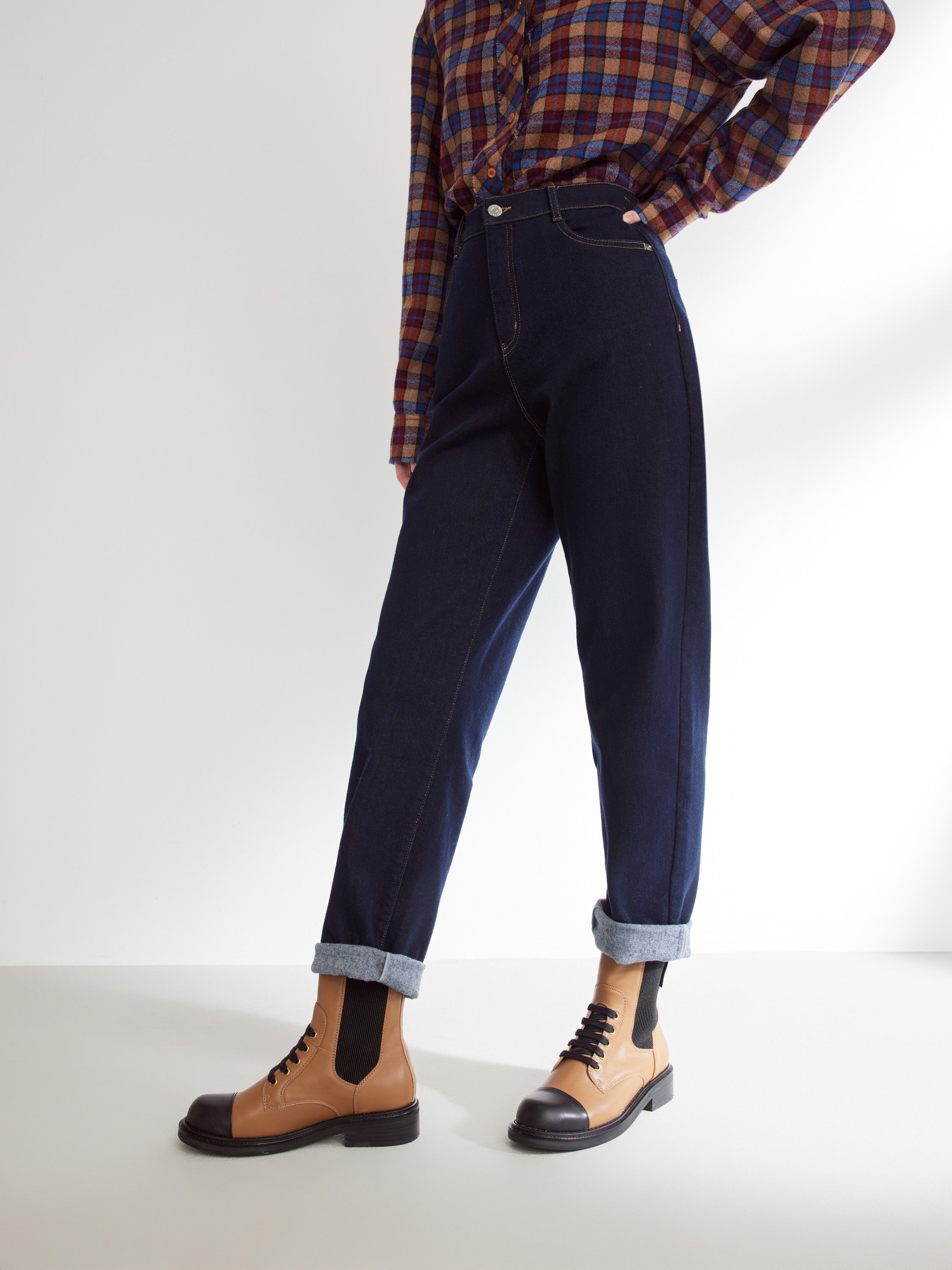 EP YAYING DENIM PANTS