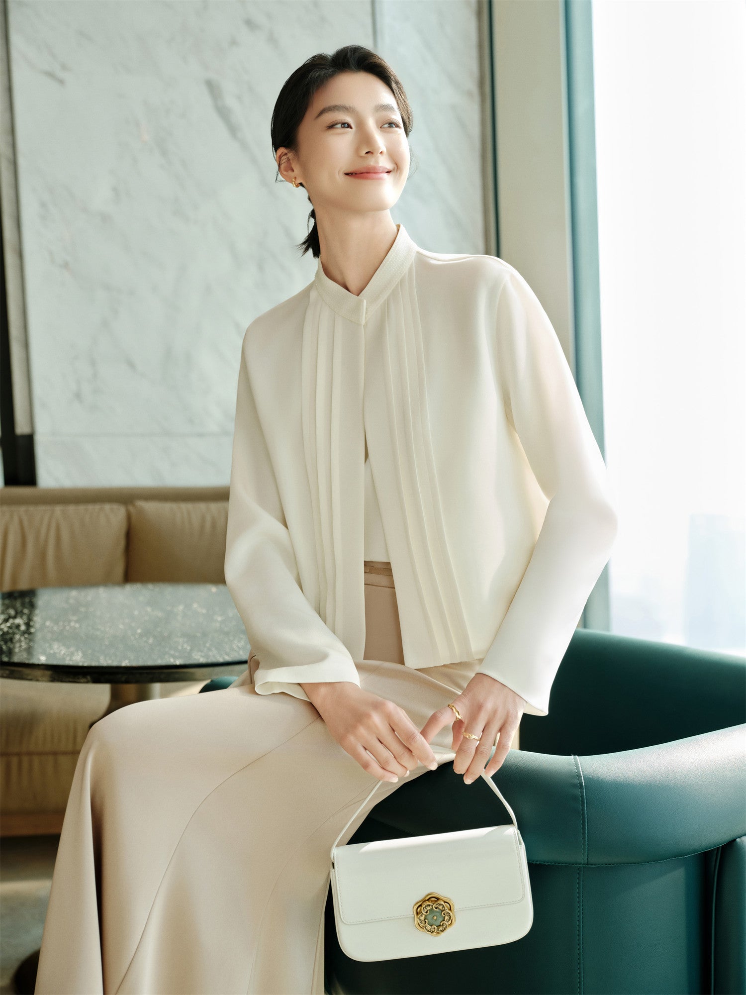 YAYING Delicate Silk Blouse EPKES1228AW