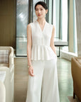 YAYING Mulberry Silk Sleeveless Shirt EPKES2304AW