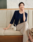 YAYING Lightweight Triacetate Short Jacket
