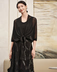 YAYING Mulberry Silk Knit Cardigan EPKES9106AH
