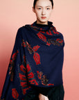 EP YAYING Imported Embroidered Beaded Scarf Shawl