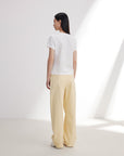 EP YAYING Cotton Printed Slim-Fit Short-Sleeve T-Shirt