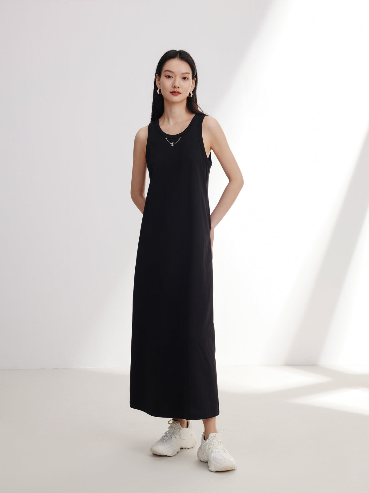 EP YAYING Cotton Sleeveless Dress
