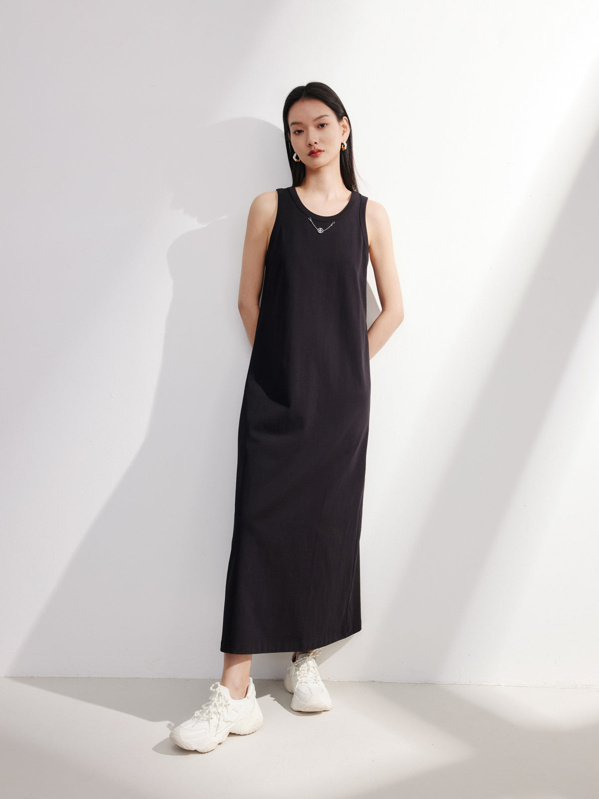 EP YAYING Cotton Sleeveless Dress