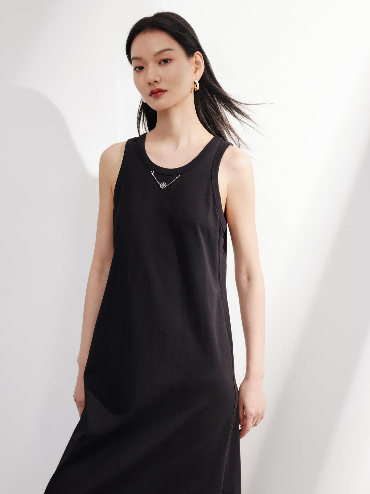 EP YAYING Cotton Sleeveless Dress