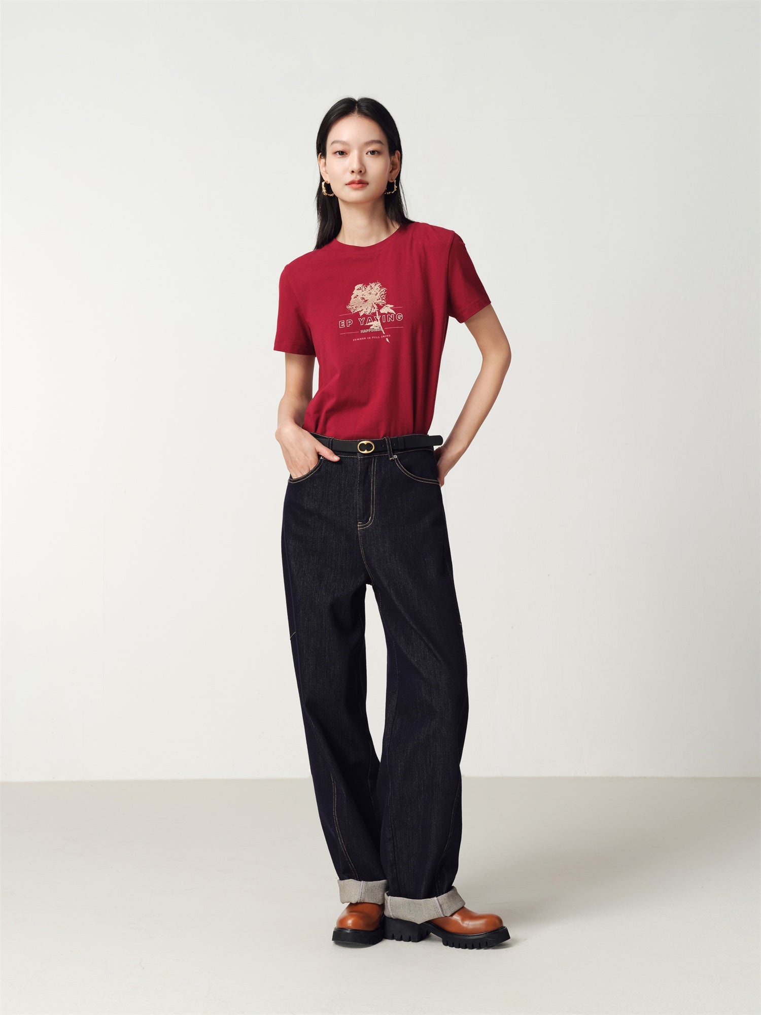 EP YAYING Cotton Short Sleeve T-Shirt EGKPC5322AR