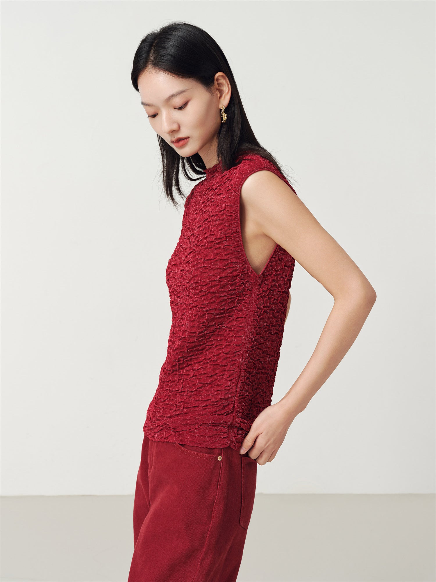 EP YAYING Slim-Fit Sleeveless Tank Top EGKPA9029AR