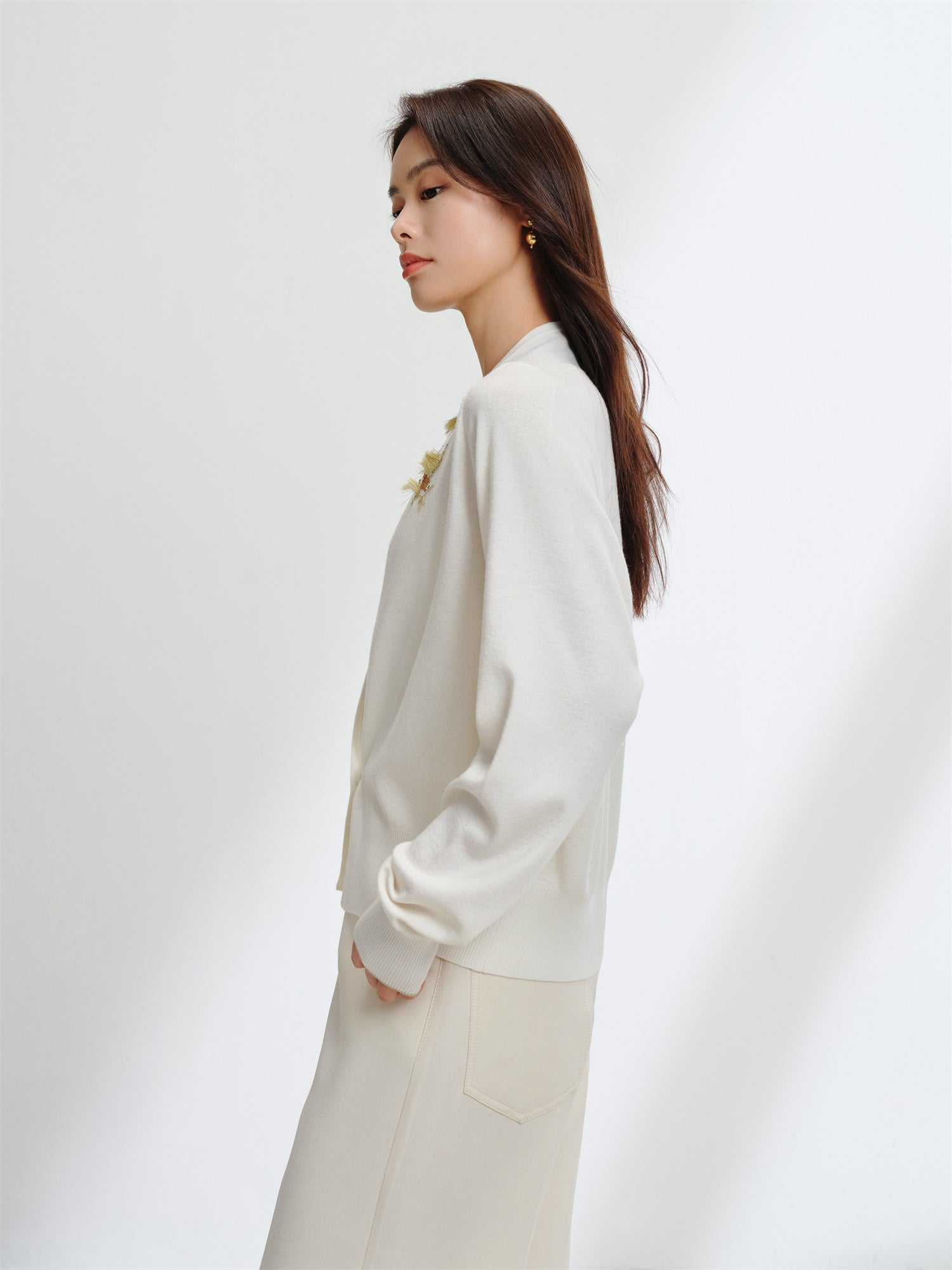 EP YAYING Wool Knit Cardigan EGKPS9106AW