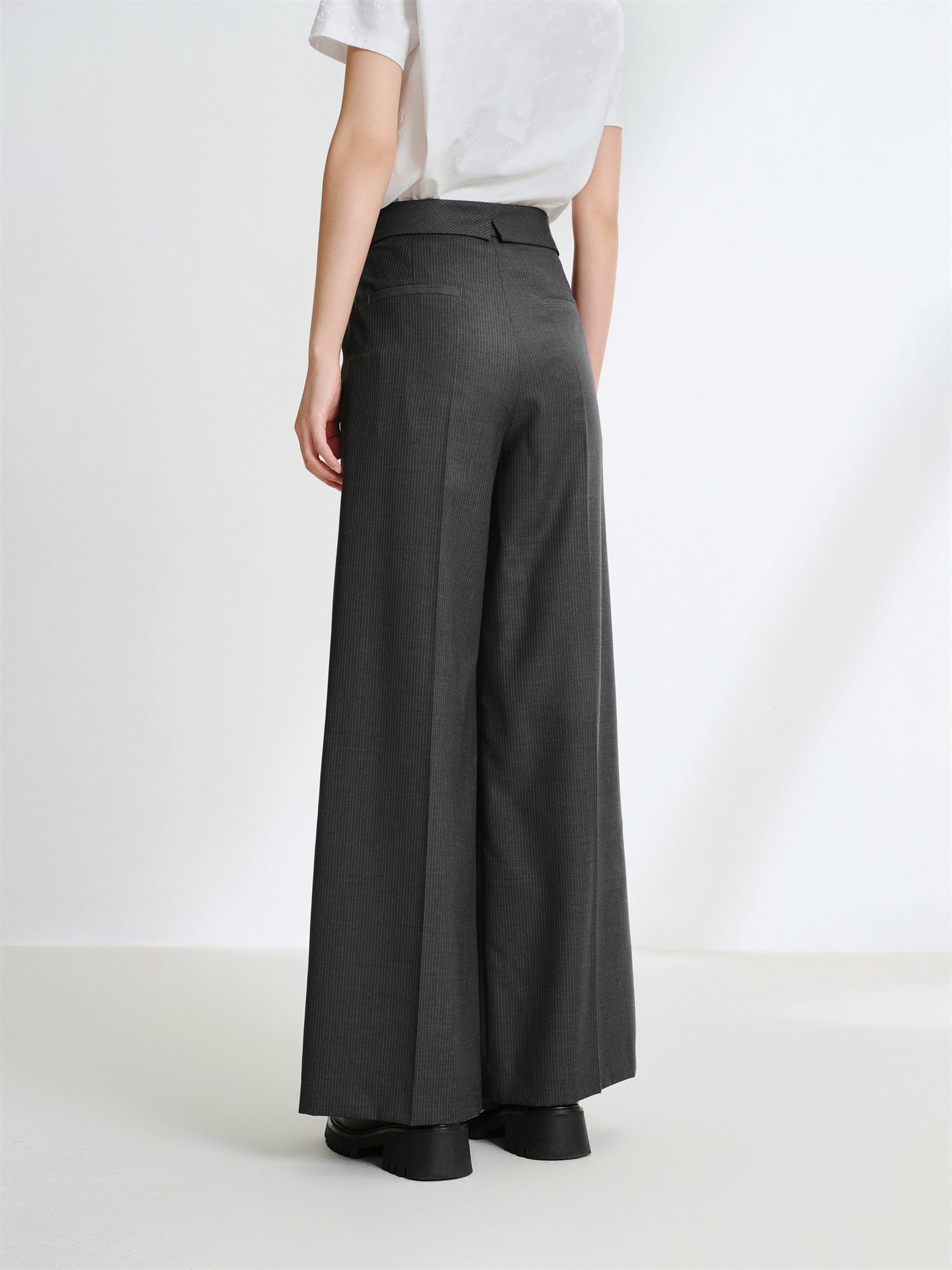 EP YAYING Silk and Wool Suit Pants EGKPS6416AC