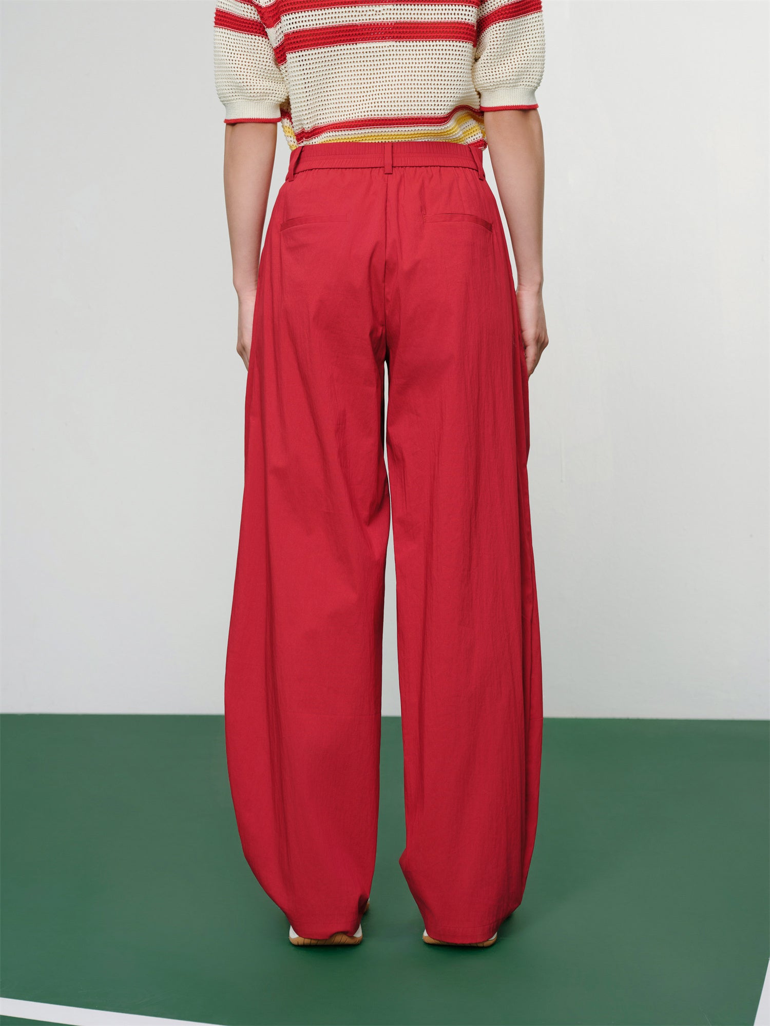 EP YAYING High-Waisted Wide-Leg Pants EGKPC6407AR