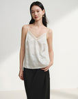 EP YAYING Silk V-neck camisole