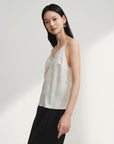 EP YAYING Silk V-neck camisole