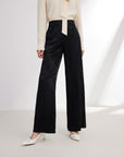 EP YAYING Black Straight Leg Pant