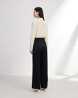 EP YAYING Black Straight Leg Pant