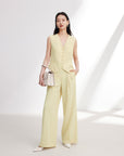 EP YAYING Acetate Commuter Waist-Defining Vest